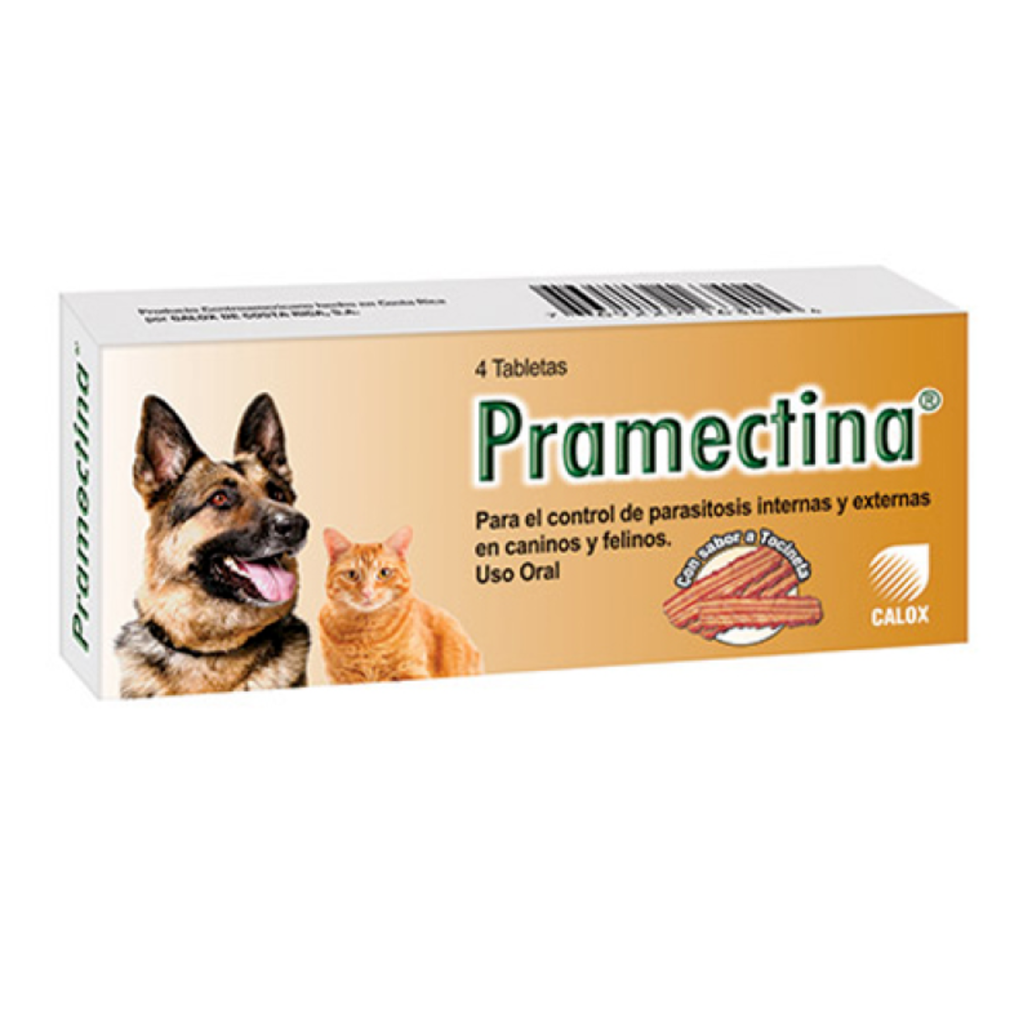 pramectina desparasitante interno para perros – protección mensual