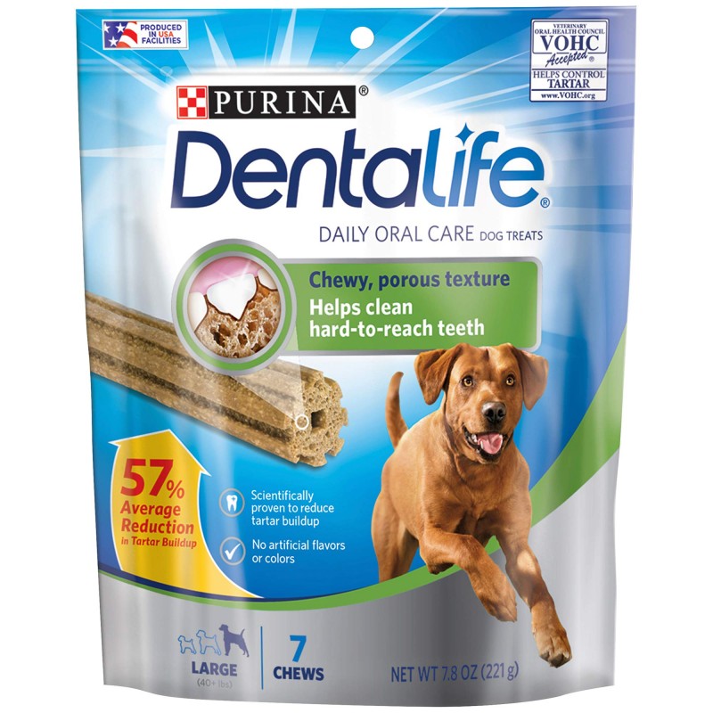 18f8e72f0b1e30f98a24e7e2ef4b6981 dental life premio perro limpieza de dientes comestibles 7 uds