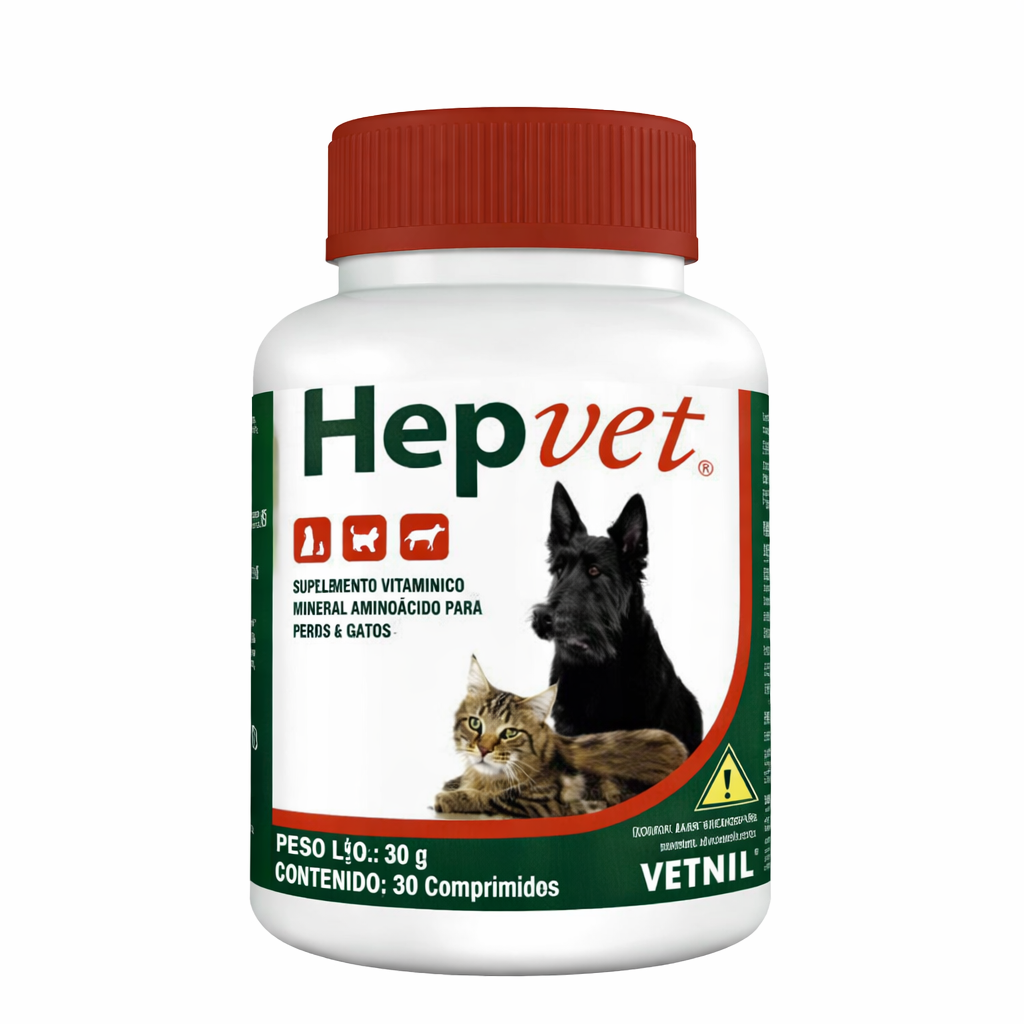 hepvet® comprimidos – suplemento vitamínico para perros y gatos