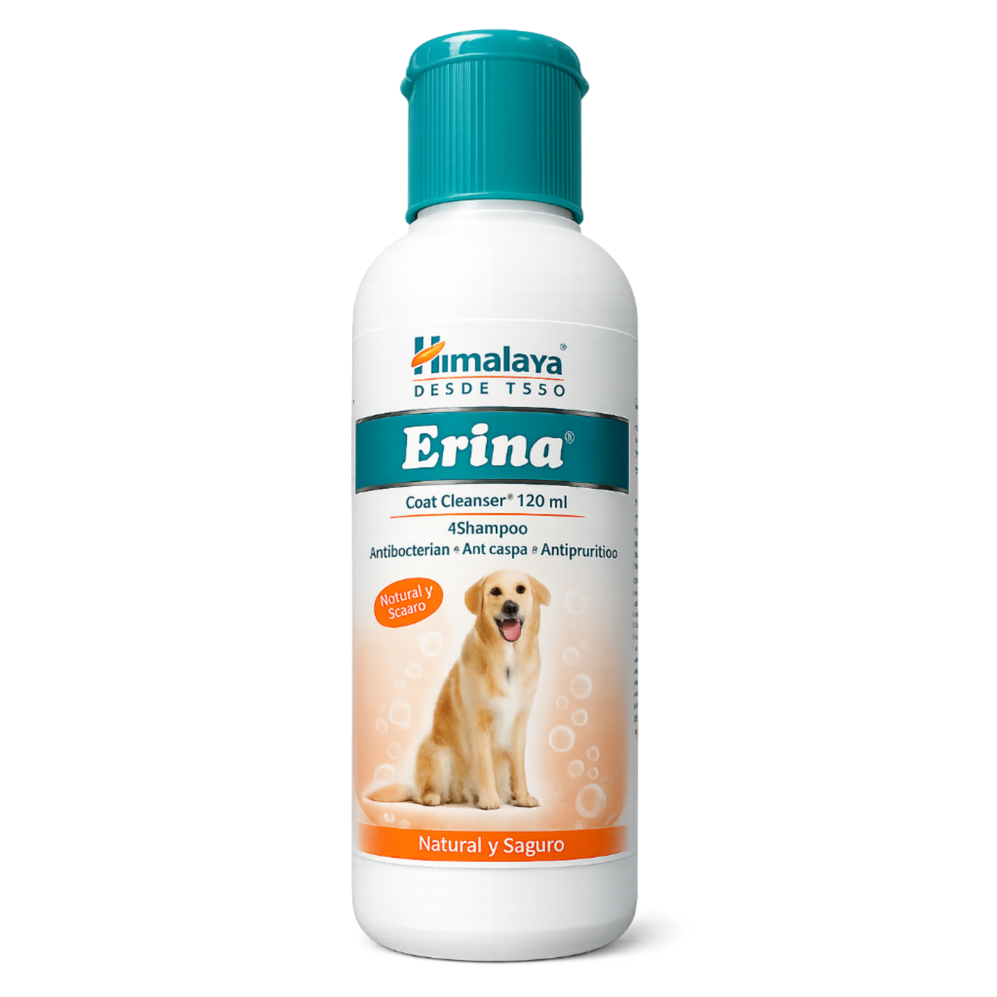 erina® shampoo antibacteriano – uso veterinario (120 ml)