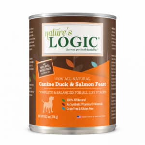 Nature’s Logic Canine Duck & Salmon Feast – Lata para Perros