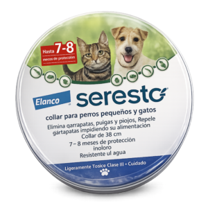 Seresto® Collar Antiparasitario para Perros Pequeños y Gatos (38 cm)