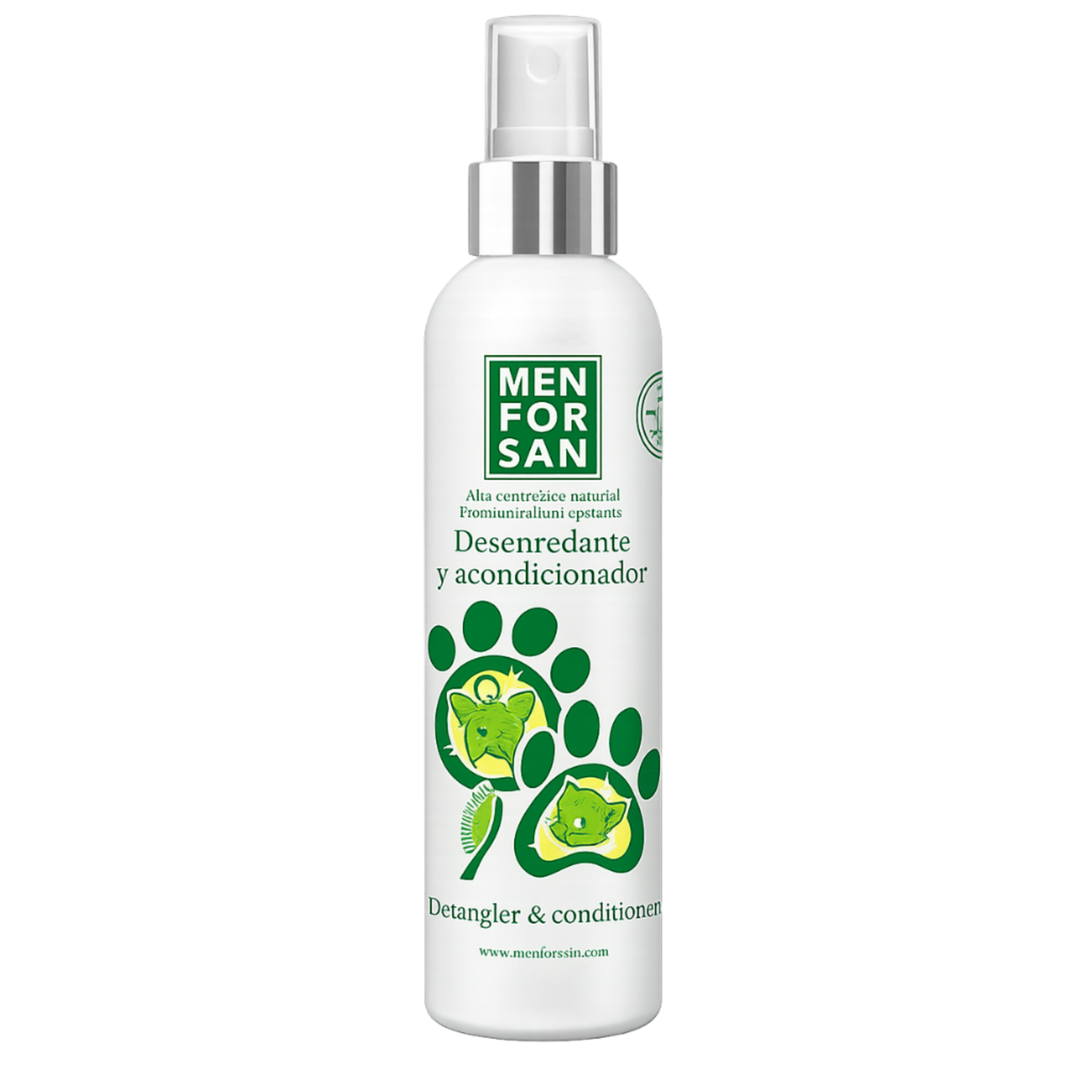 men for san desenredante y acondicionador para perros y gatos