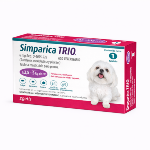 Simparica Trio® Antiparasitario Oral de Amplio Espectro para Perros