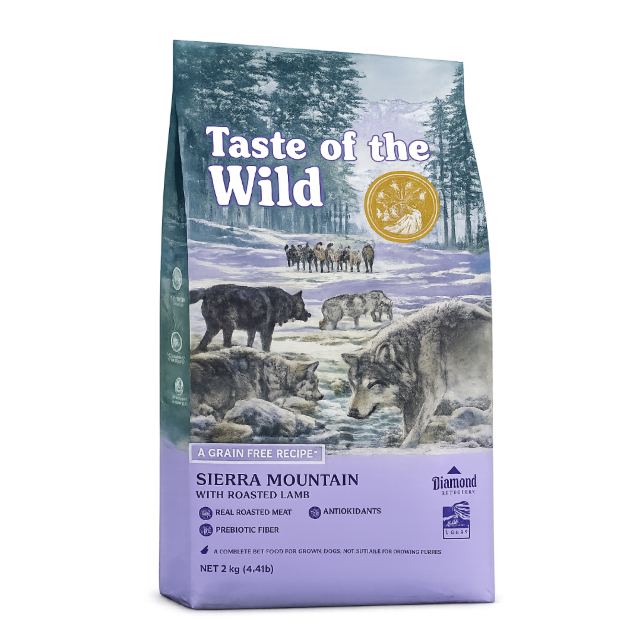 taste of the wild sierra mountain – alimento seco para perros adultos con cordero asado