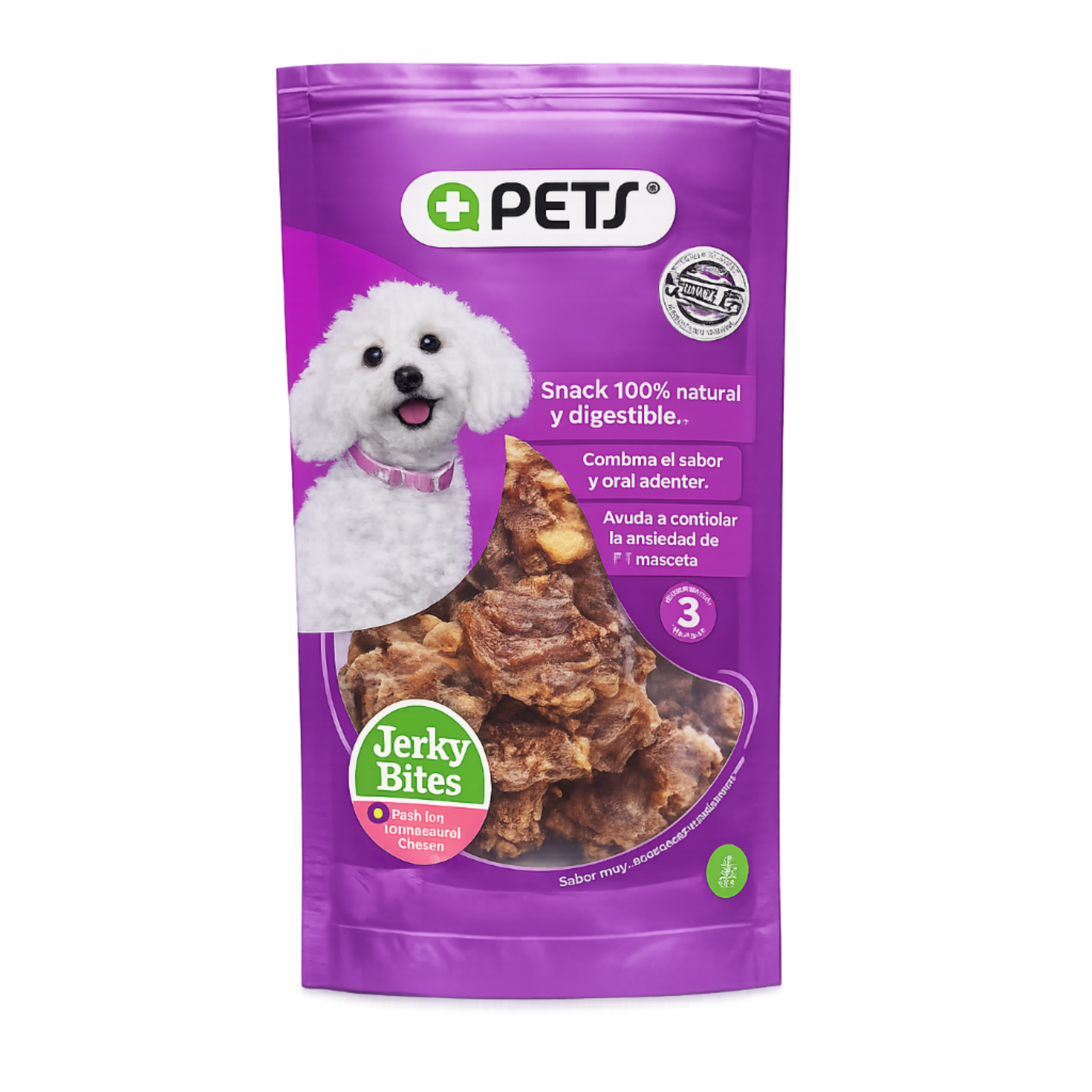 pets snack natural jerky bites para perros