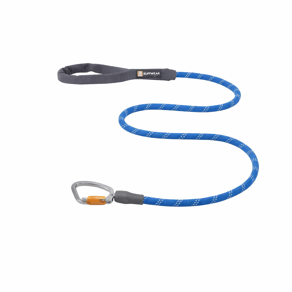 ruffwear® correa de cuerda con mosquetón – color azul