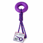 pets world® juguete llanta con cuerda para perro