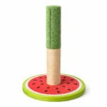 rascador para gato sandía con poste de sisal