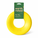 earth rated® fly toy de caucho natural – color amarillo