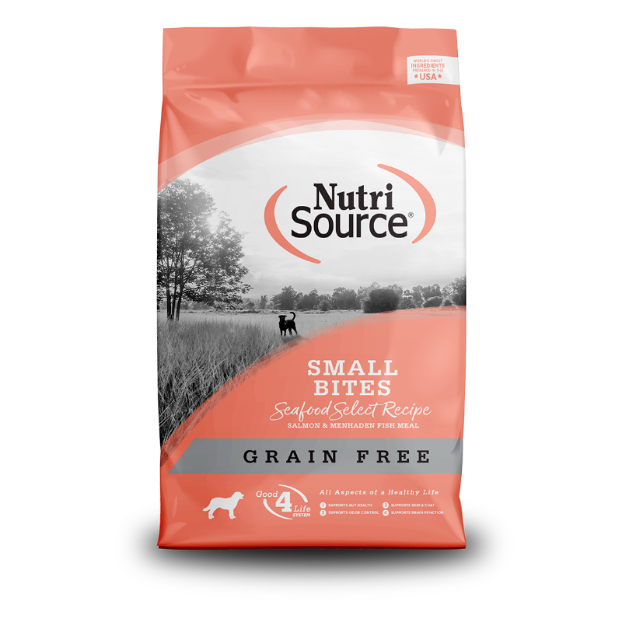 nutrisource grain free small bites seafood select – alimento seco para perros adultos