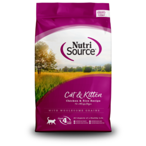 NutriSource Cat & Kitten Chicken & Rice – Alimento Seco para Gatos