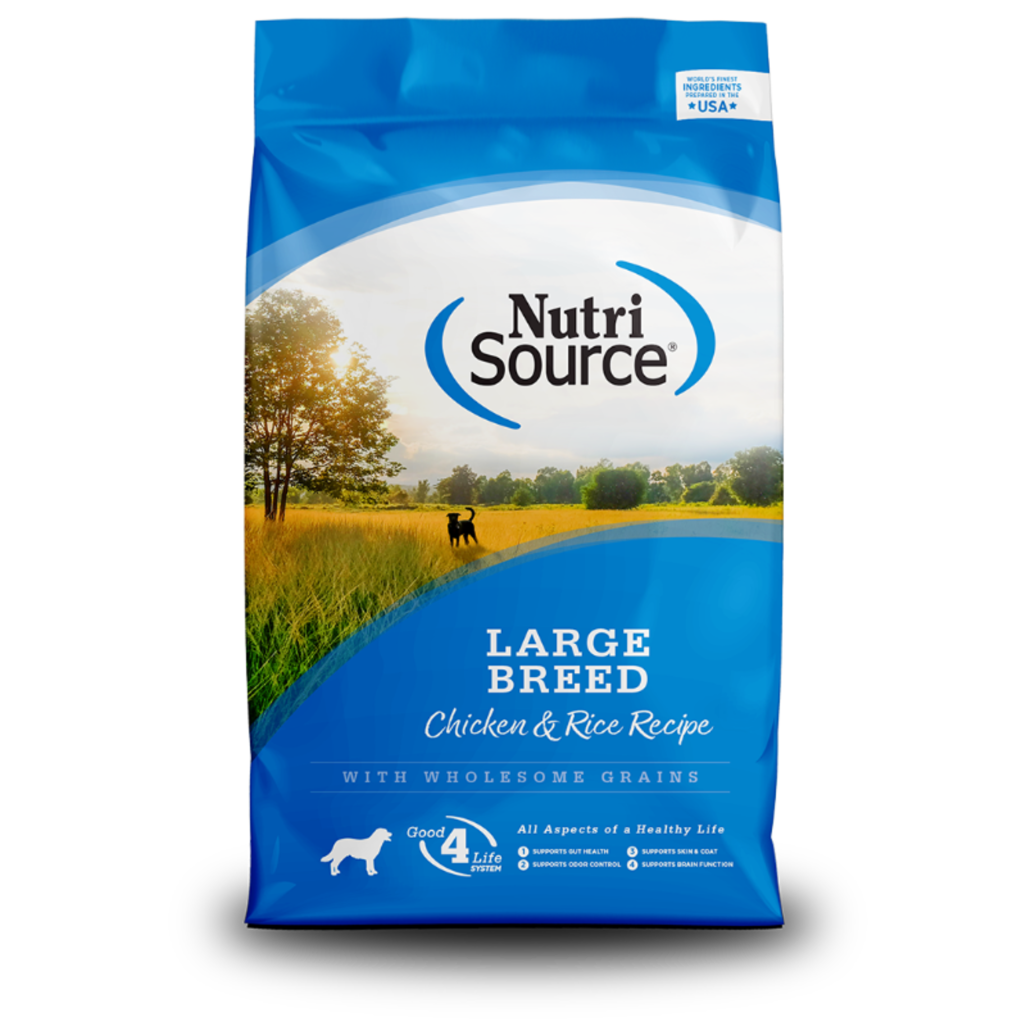 nutrisource large breed chicken & rice recipe – alimento seco para perros adultos de razas grandes