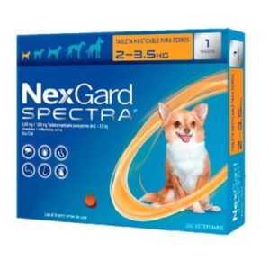 NexGard Spectra® Antiparasitario Interno y Externo para Perros – Protección. 1 Meses