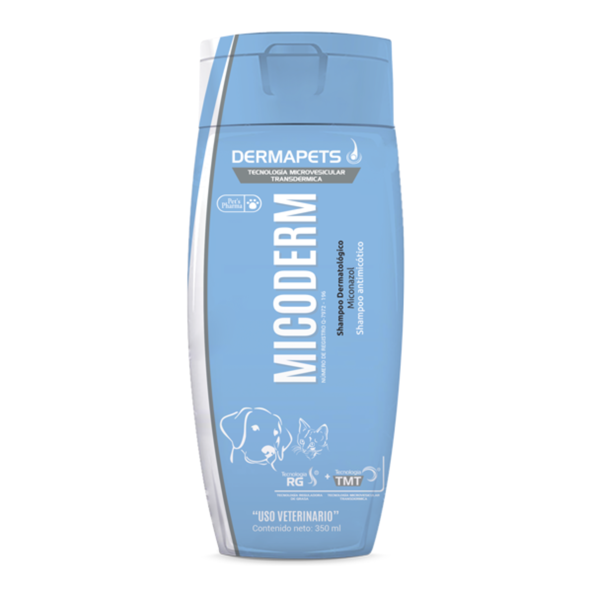 micoderm shampoo dermatológico 350 ml
