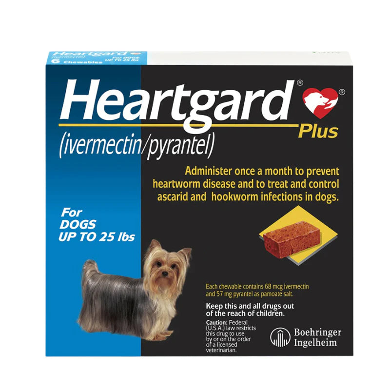 heartgard plus® antiparasitario para perros protección: 1 meses