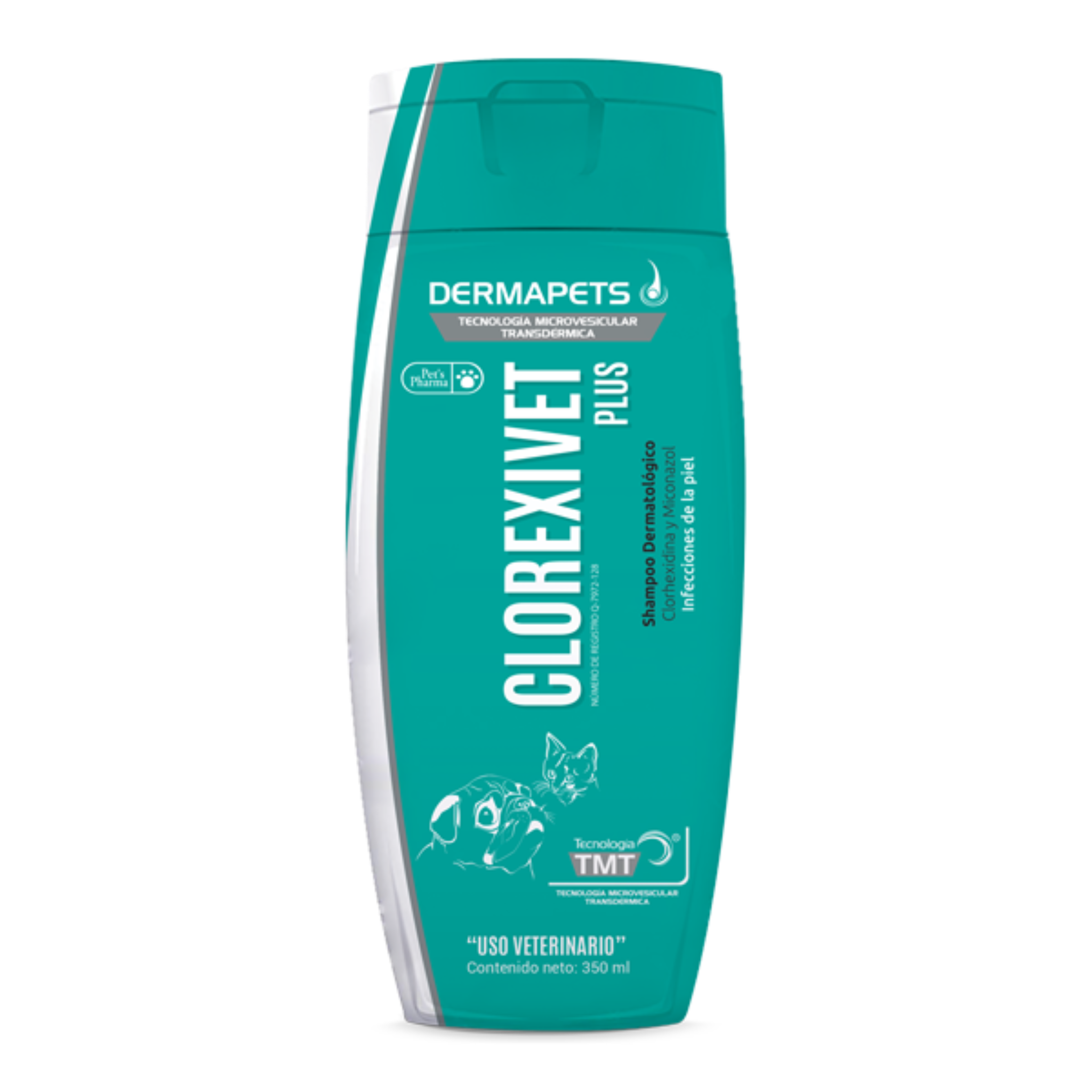 clorexivet plus shampoo dermatológico 350 ml