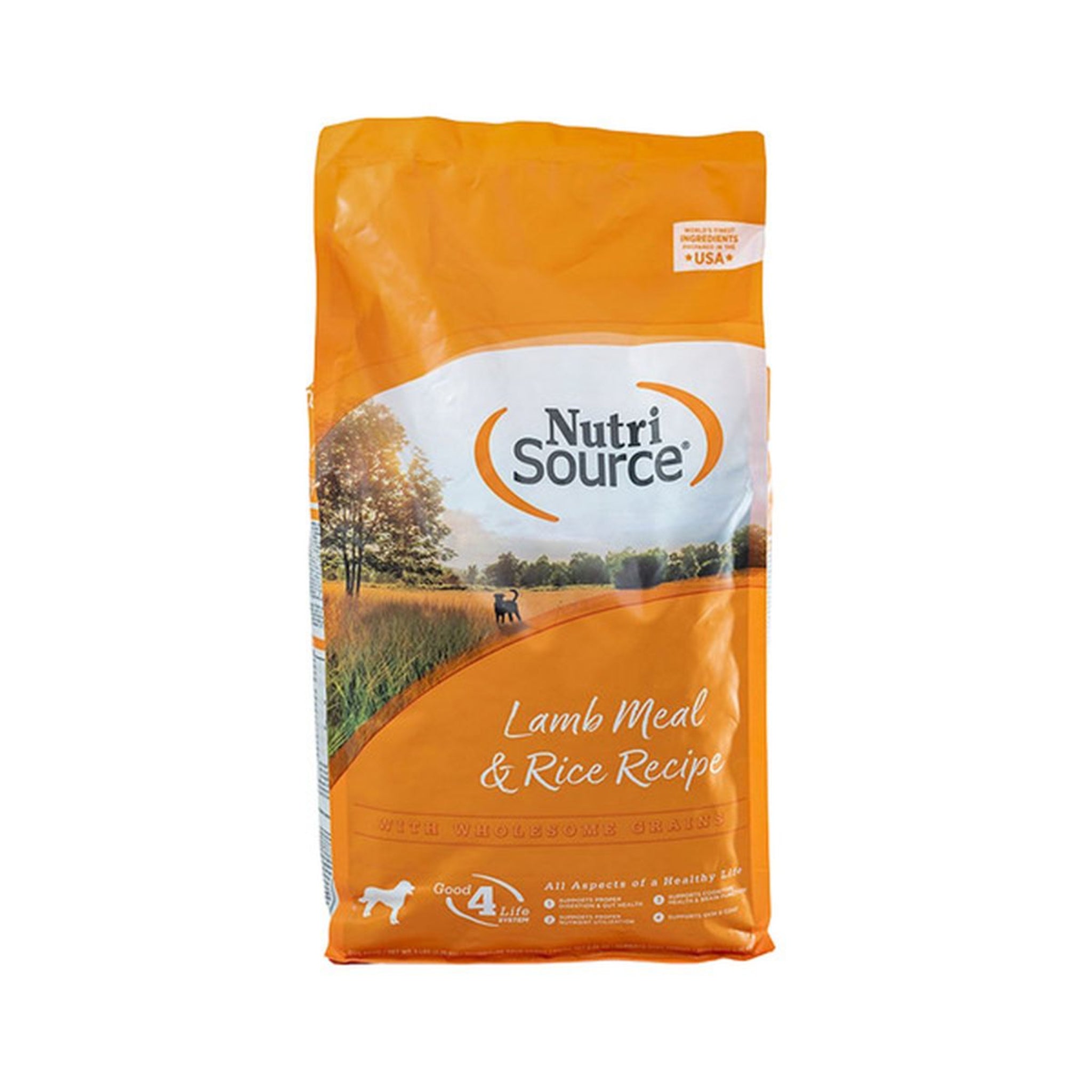 nutrisource lamb meal & rice recipe – alimento seco para perros adultos