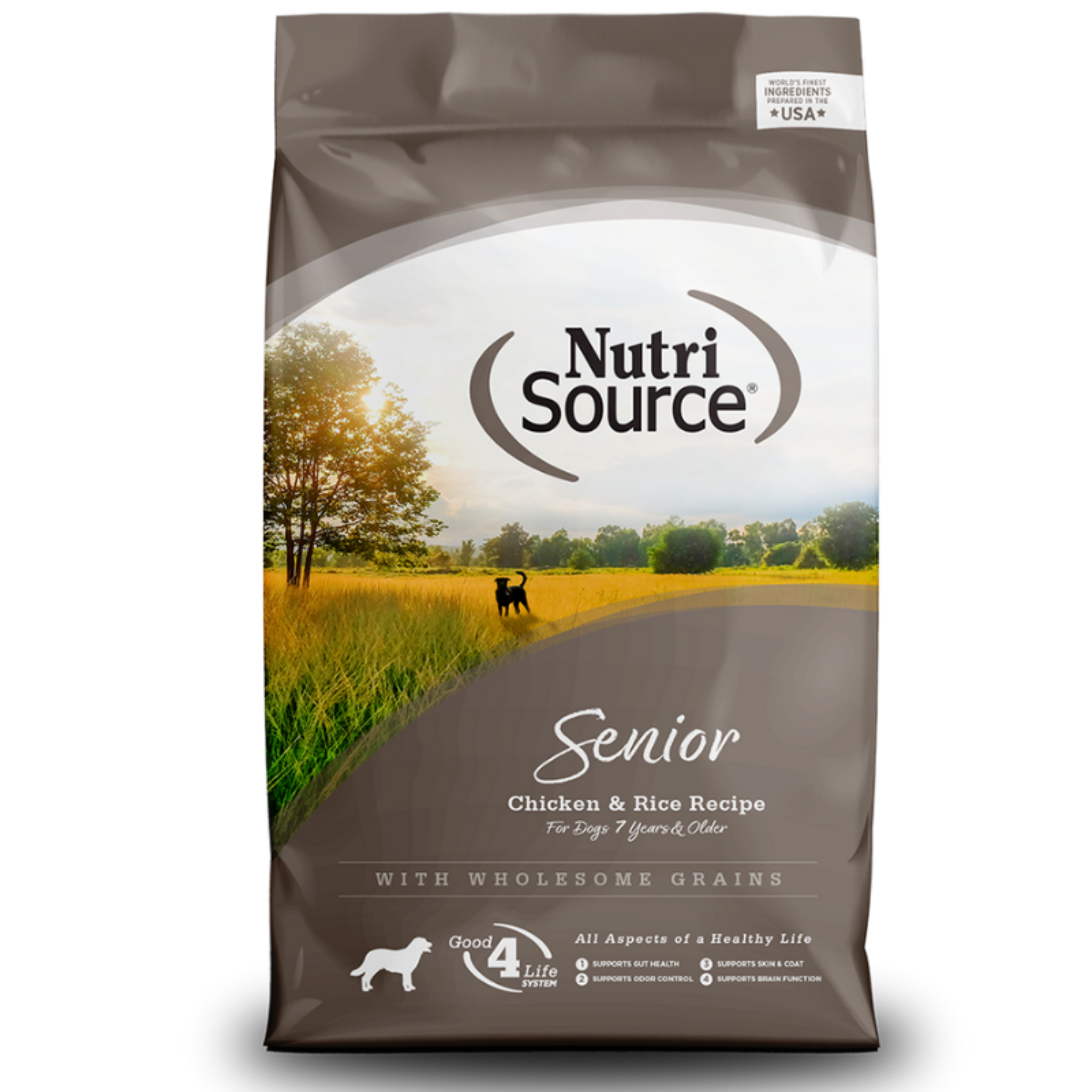 nutrisource senior – alimento seco para perros adultos mayores (chicken & rice)