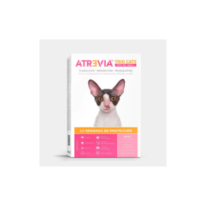Atrevia Trio Cats – Antiparasitario Spot On para Gatos 1.2kg – 2.8kg